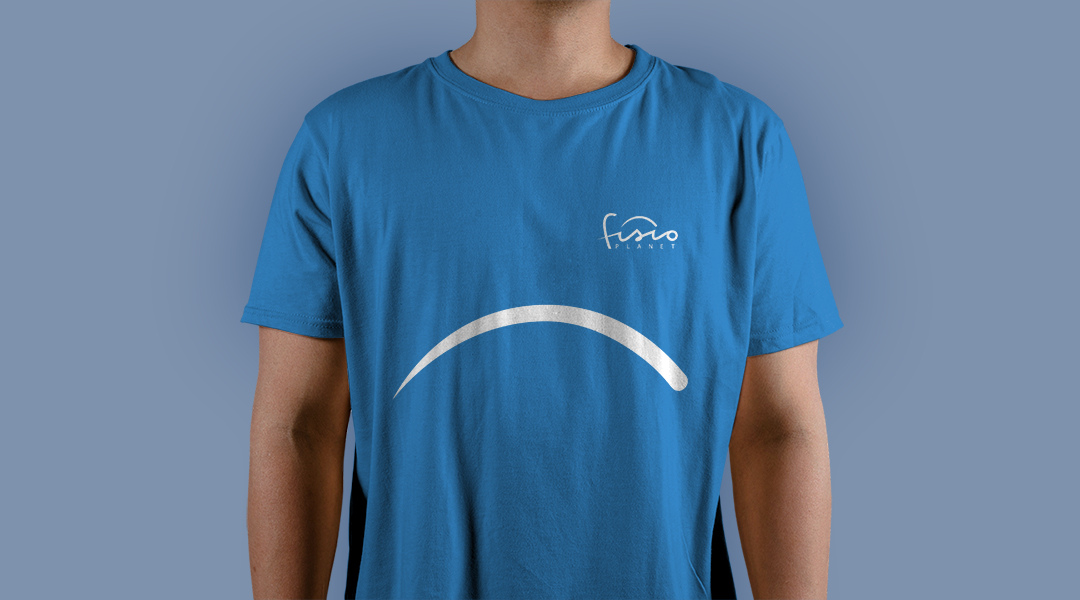 Diseño de camiseta para Fisio Planet